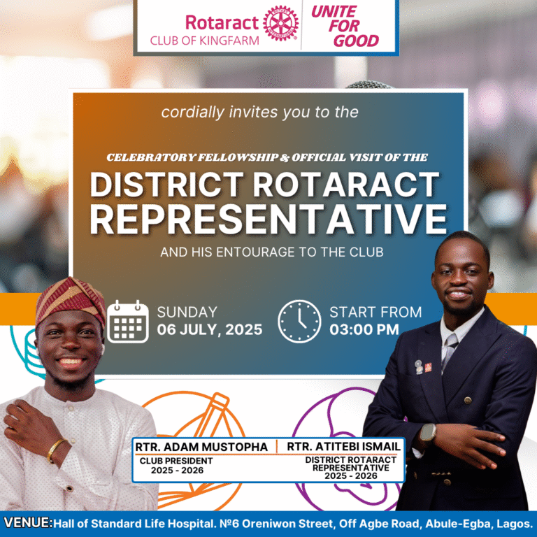 Rotaract Club of KingFarm DRR Visit.