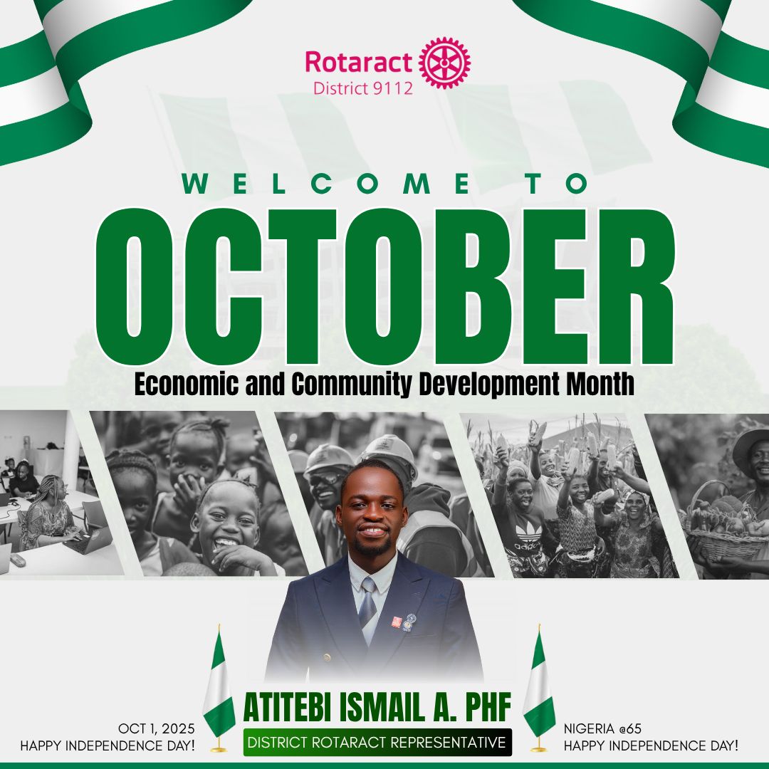 OCTOBER – ECONOMIC AND COMMUNITY DEVELOPMENT MONTH